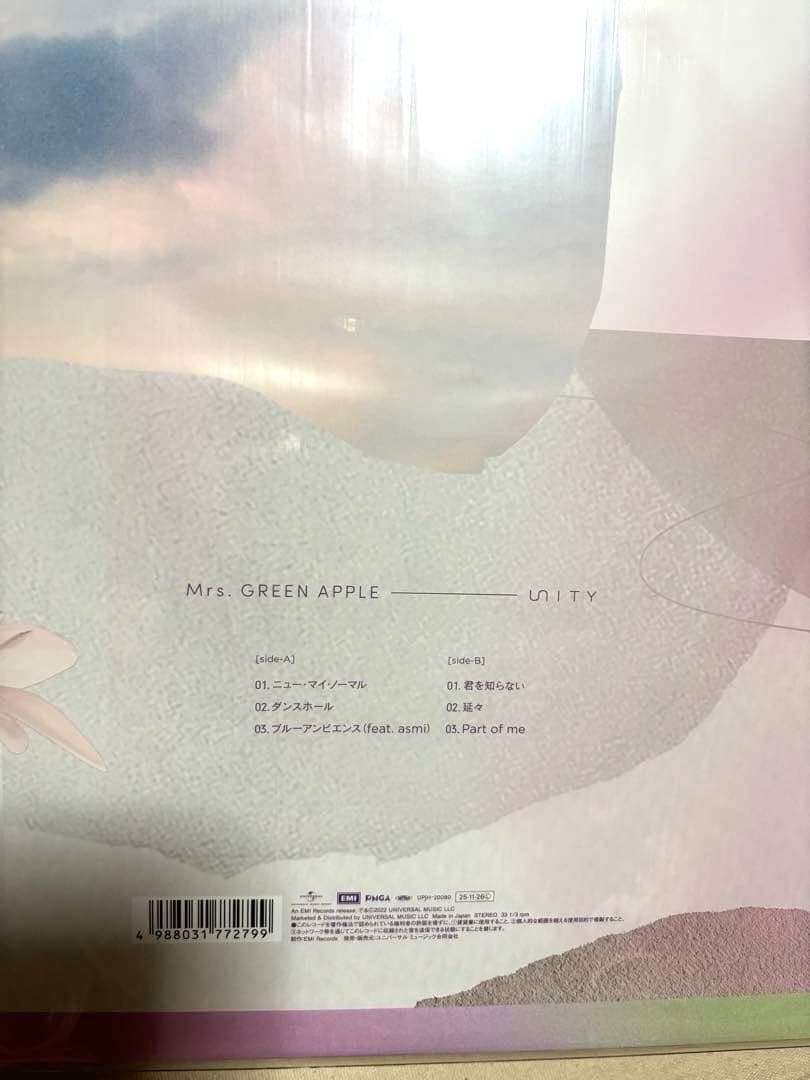 Mrs.GREEN APPLE / Unity＋10（限定盤／重量盤）