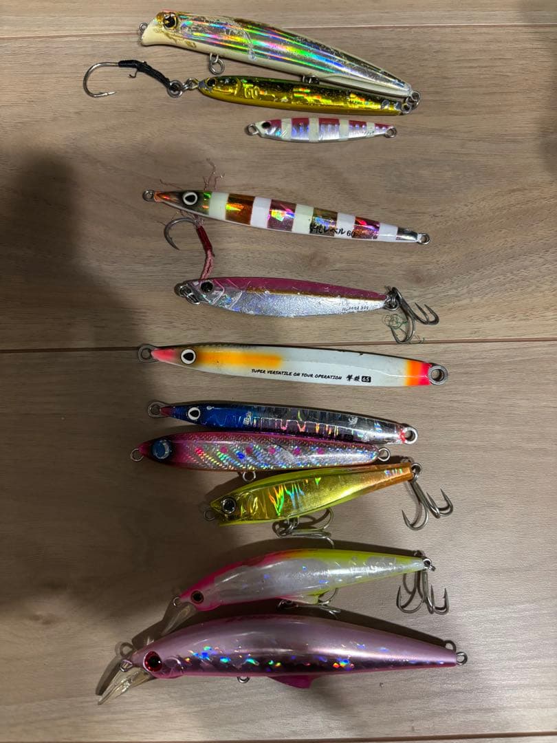 gコントロール40 28 モンスターショット80 ぶっ飛び君95s 撃投ジグ他