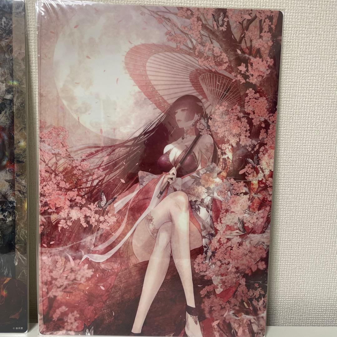 皐月恵　クリアポスター　未開封　A3 サイズ