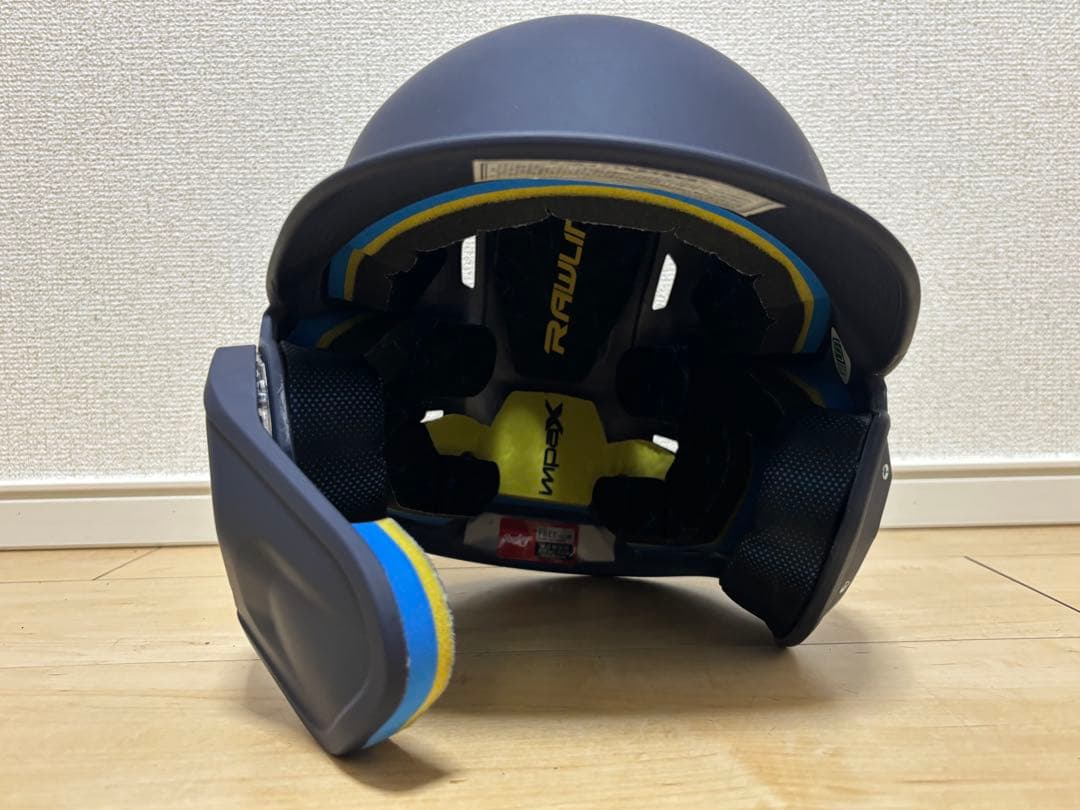 Rawlings ローリングス 両耳 顎ガード付きヘルメット 艶なし 未使用