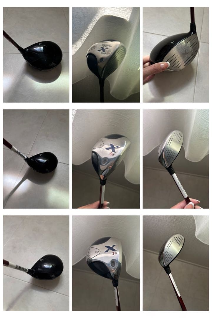 ◼️出品4/5(日)迄◼️中古【Callaway】キャディバッグ＆ゴルフクラブSET