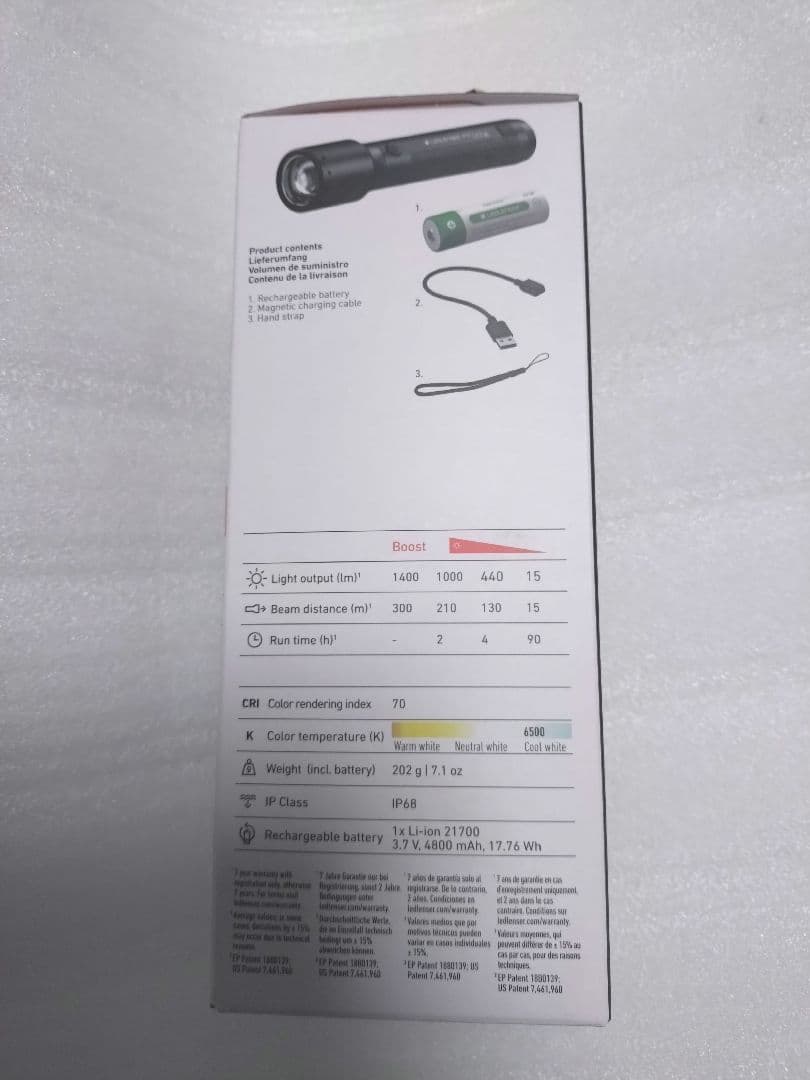 LEDLENSER P7R CORE 懐中電灯