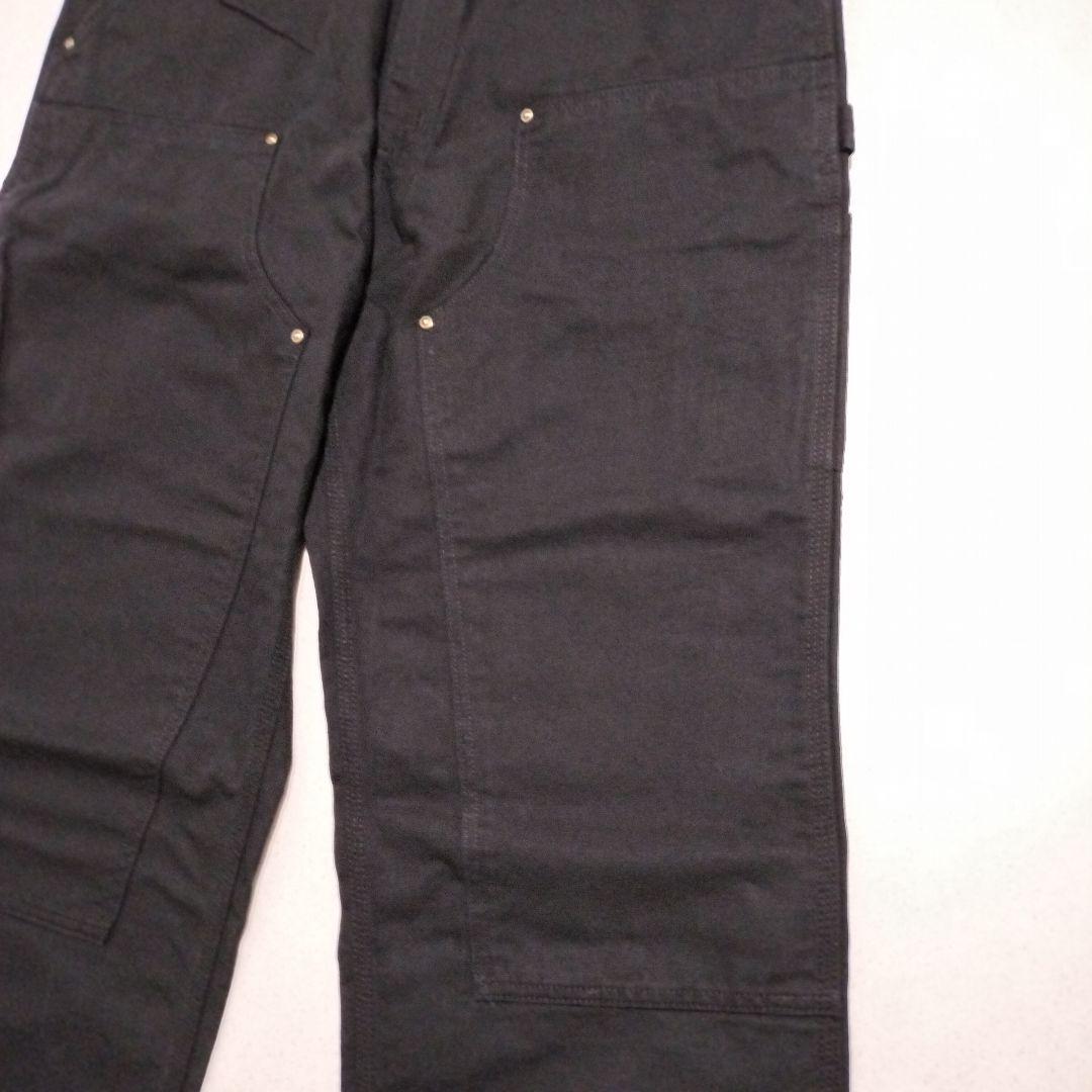 【米国製】Carhartt　ペインターパンツ　ダブルニー　黒　未使用　38x30
