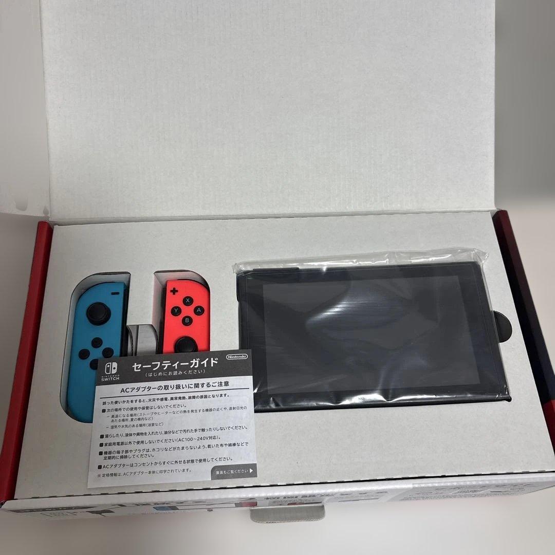 Nintendo Switch 本体 青/オレンジ　美品　付属品多数有り