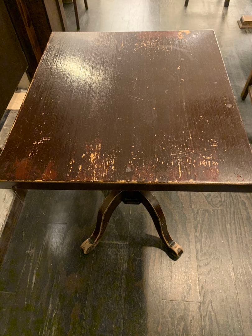 お買い得商品☆家具職人にオーダーした輸入カフェテーブル　☆在庫3台