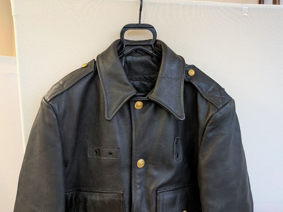 BRANDED GARMENTS　シカゴポリス　レザージャケット　ライダーズ　黒