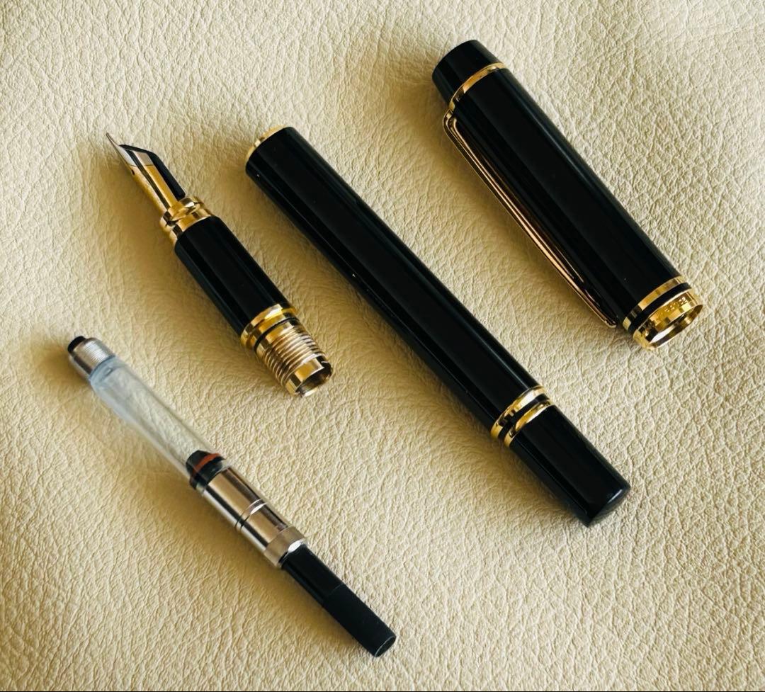 Waterman IDEAL PARIS 万年筆 黒　ペン先18金