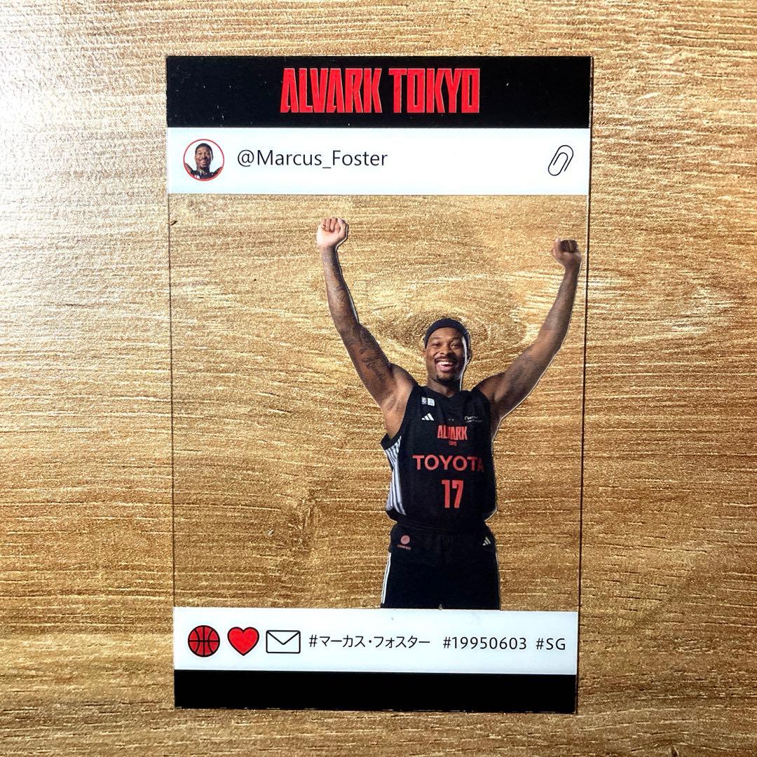 【来場特典】アルバルク東京 選手 アクリルカード 5枚セット