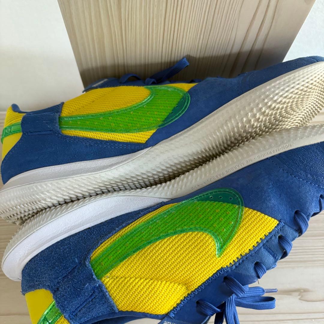 Nike フットサルシューズ ストリートガト　ブラジル　26.5 グリーンブルー