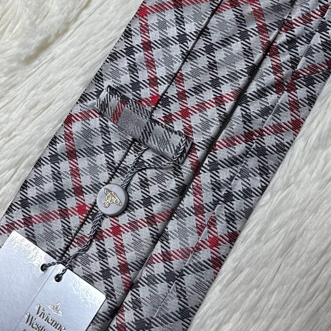 【未使用品】Vivienne Westwood ネクタイ　高級シルク　タグ付き