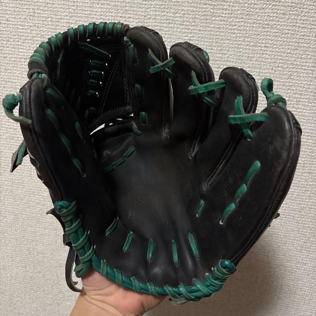 硬式内野兼投手用オーダーグローブ アトムズで制作 高校野球非対応