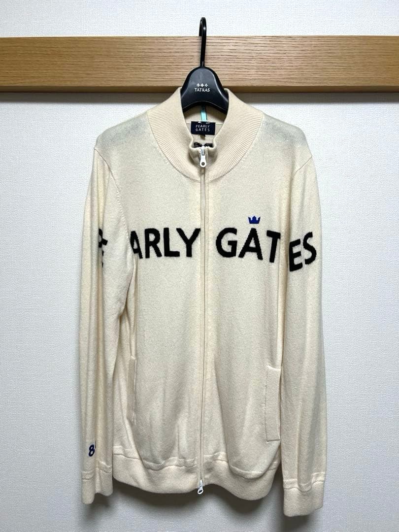 PEARLY GATES ジップアップカシミヤセーター サイズ5
