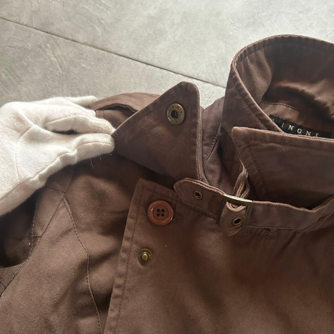 ジャケット・アウター archive grunge military jacket y2k brown