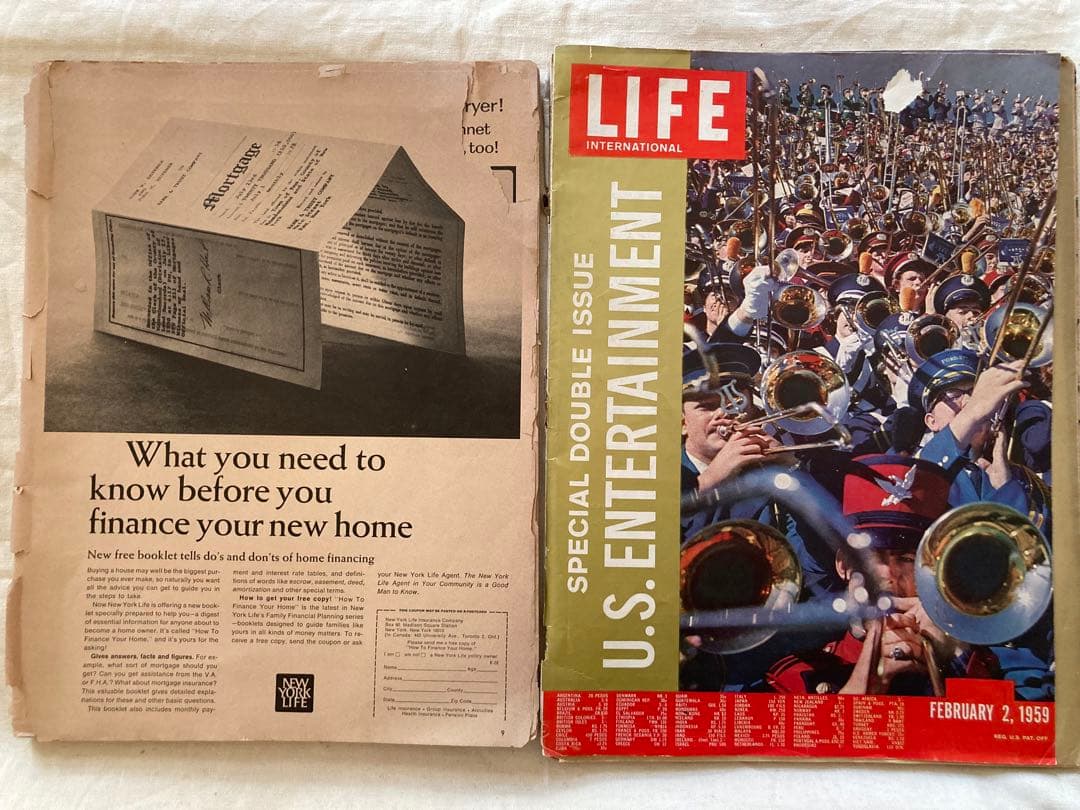 LIFE 1956 DOUBLE ISSUE マリリンモンロー ヴィンテージ広告
