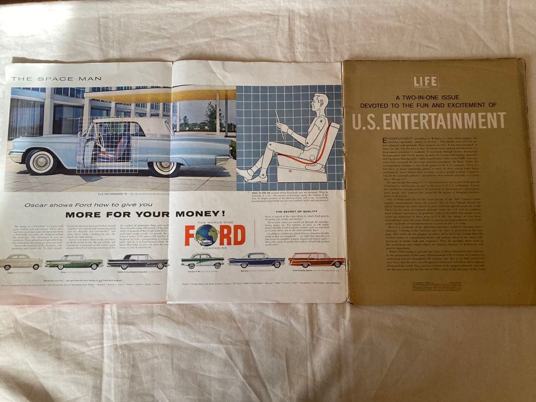 LIFE 1956 DOUBLE ISSUE マリリンモンロー ヴィンテージ広告