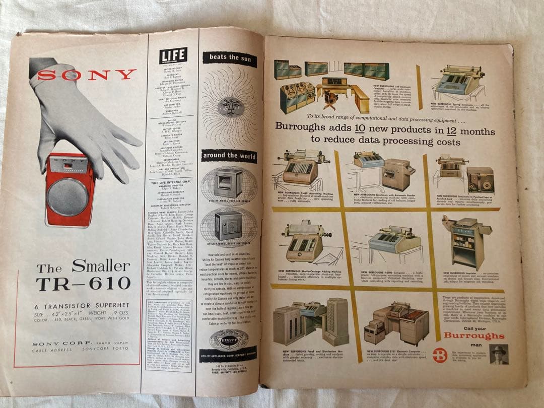 LIFE 1956 DOUBLE ISSUE マリリンモンロー ヴィンテージ広告