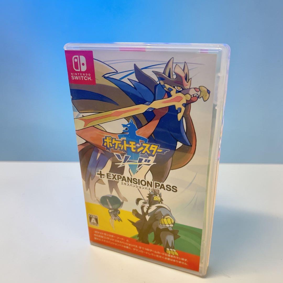 美品 ポケットモンスター ソード ＋ エキスパンションパス Switch ソフト