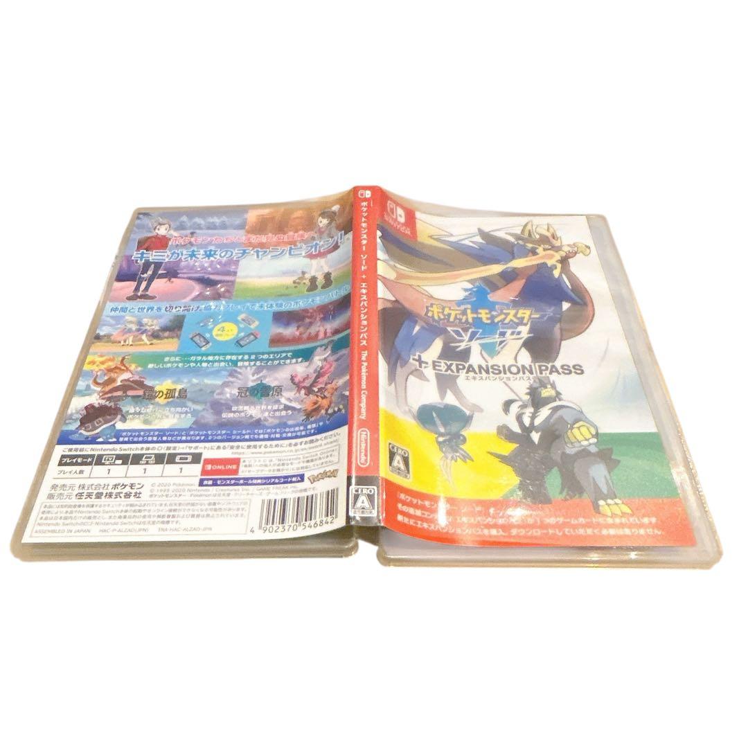 美品 ポケットモンスター ソード ＋ エキスパンションパス Switch ソフト