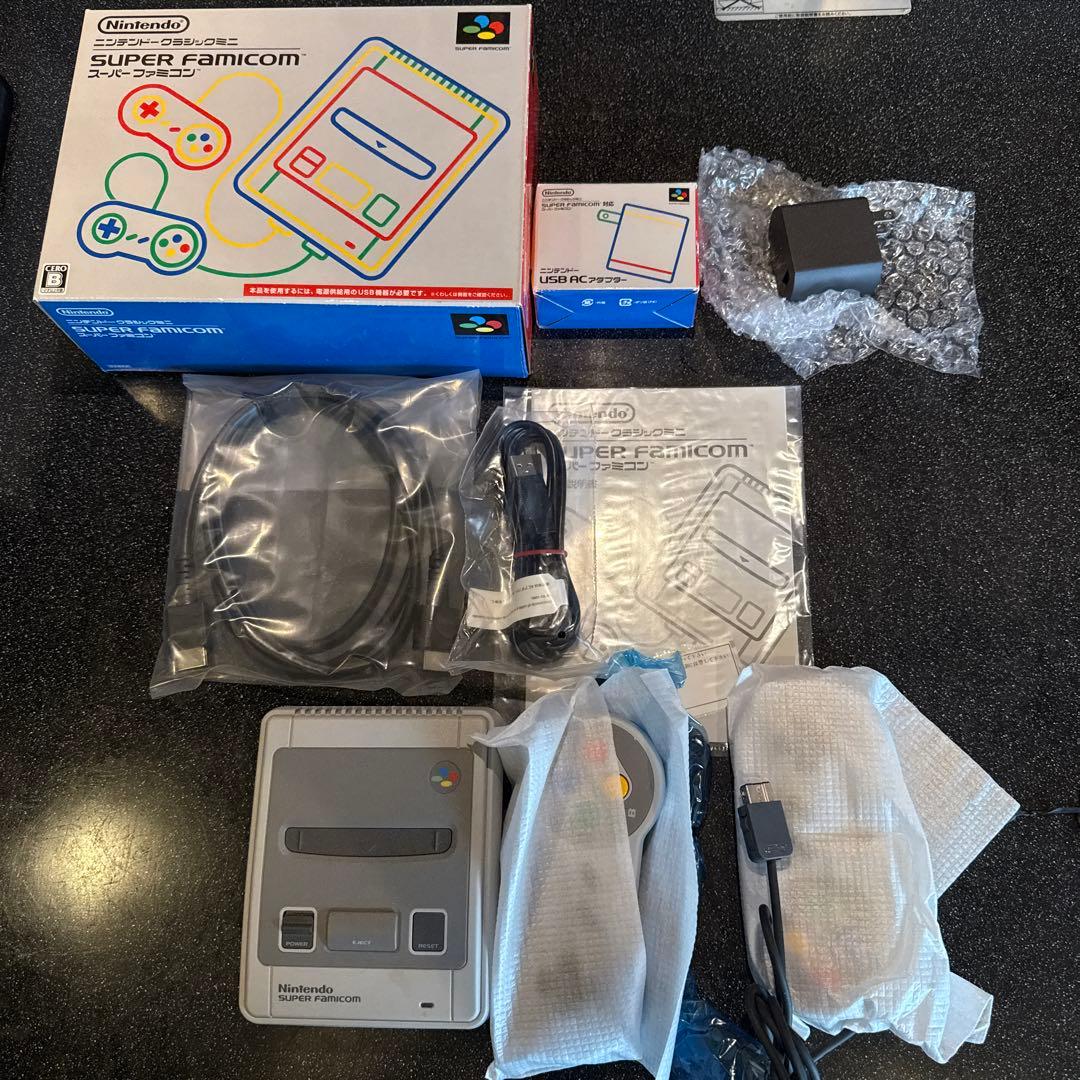 ニンテンドークラシックミニ スーパーファミコン　コンセント付