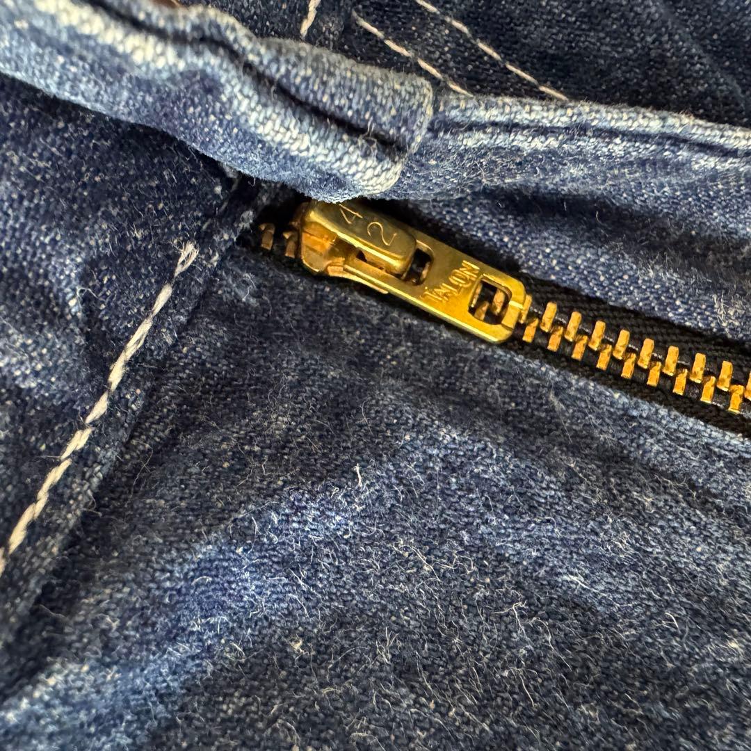 濃紺　80s TALON Dickies USA製 ペインターパンツ　デニム