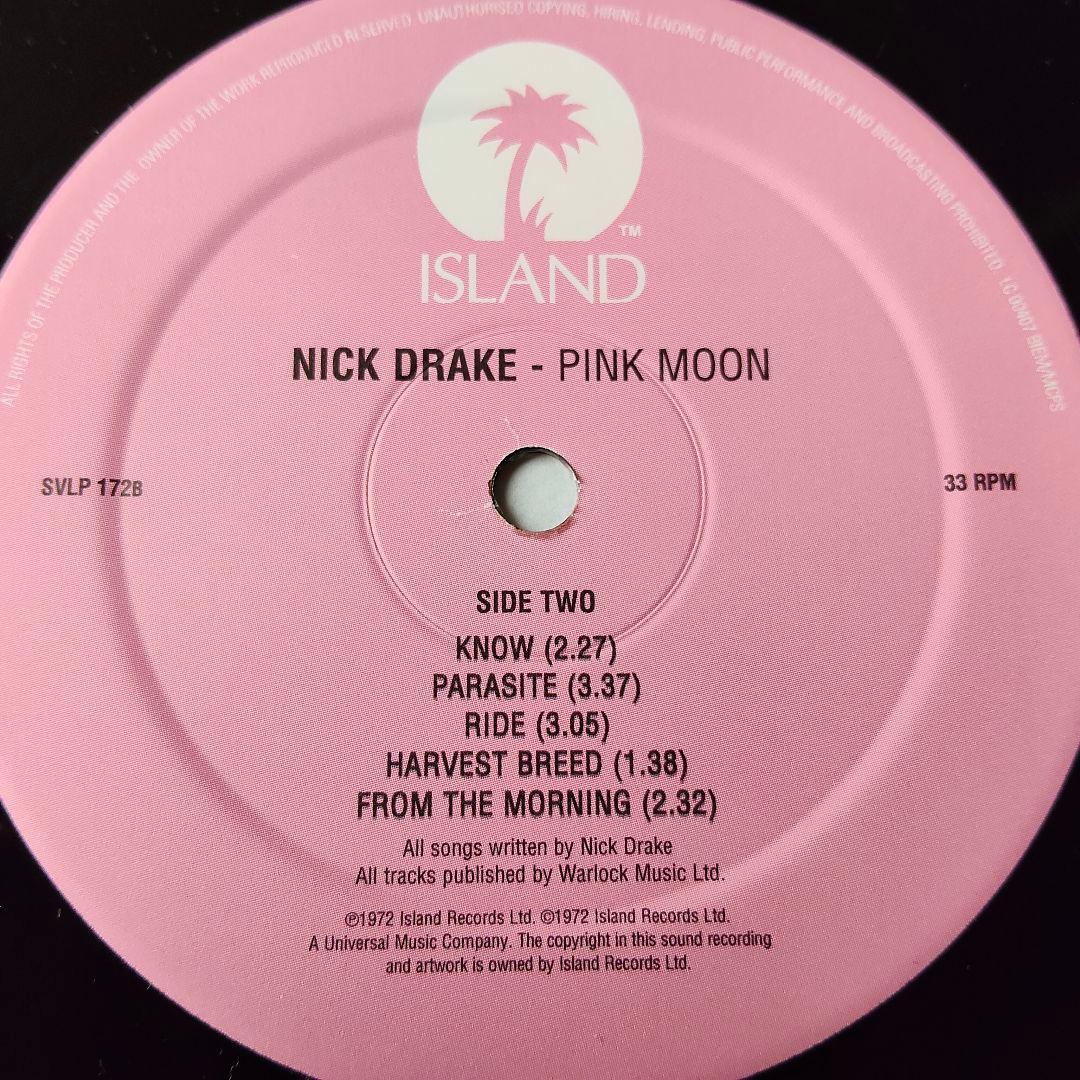 ニック・ドレイク　Nick Drak　PINK MOON　レコード　重量盤