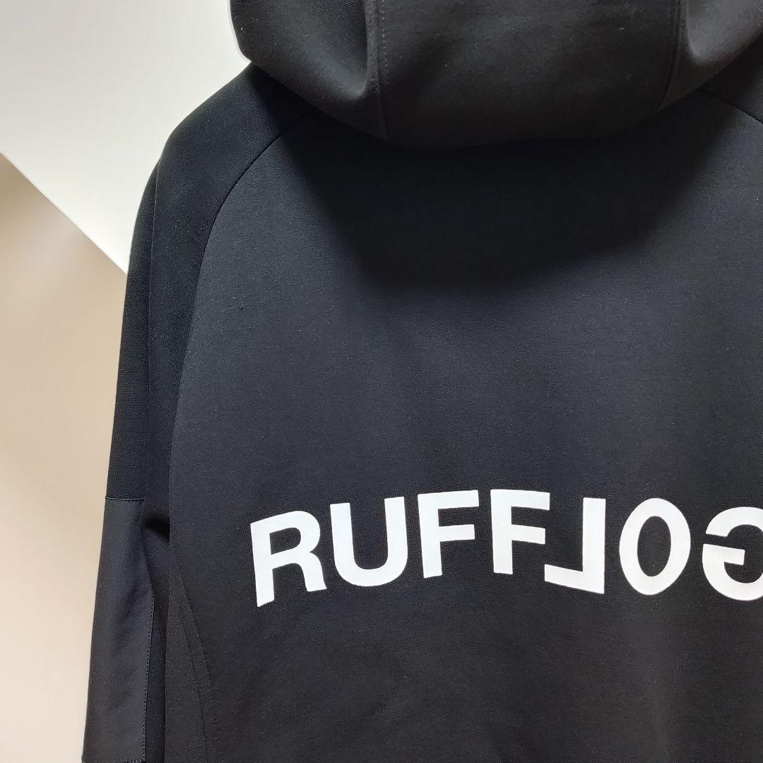 S ラフロッグ RUFFLOG ゴルフ フーディ パーカー ブラック
