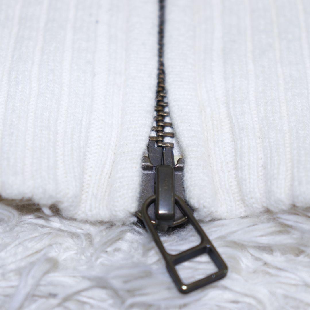 難あり　BURBERRY BLUE LABEL リブニット　ジップパーカー　38