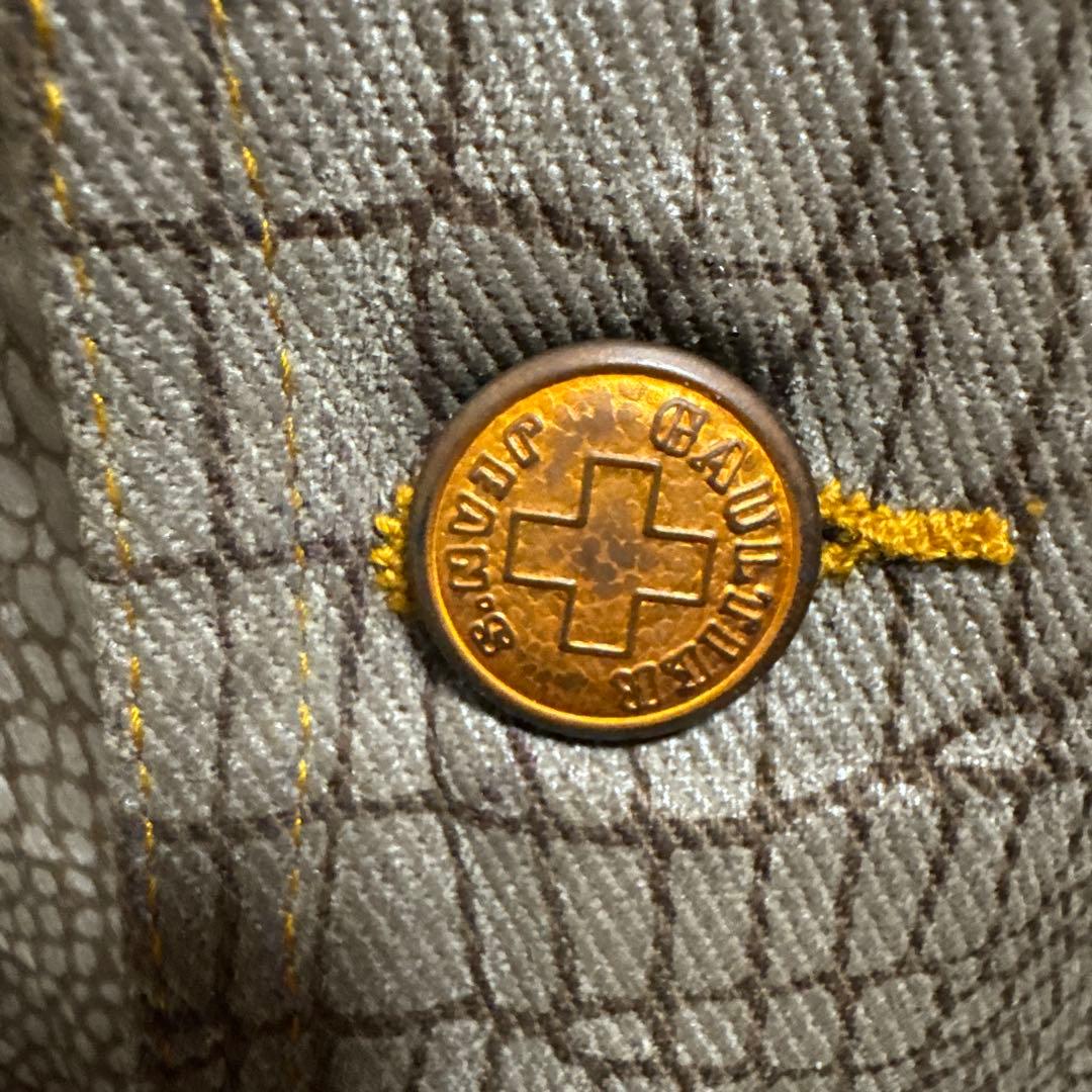 Jean Paul GAULTIERクロコダイル風レザージャケット