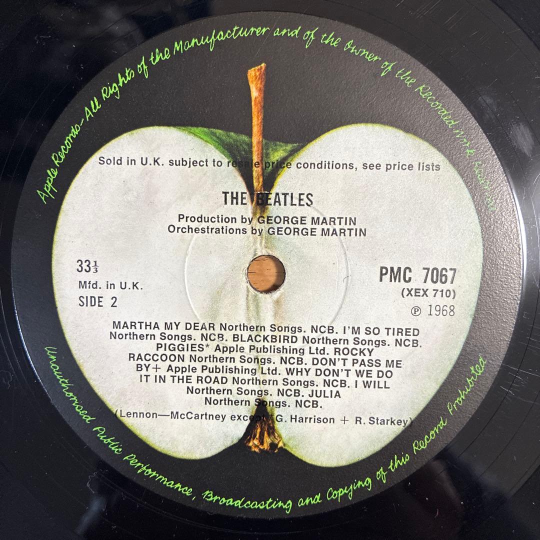 ビートルズ 名盤 レコード ホワイトアルバム UKオリジナルモノ盤