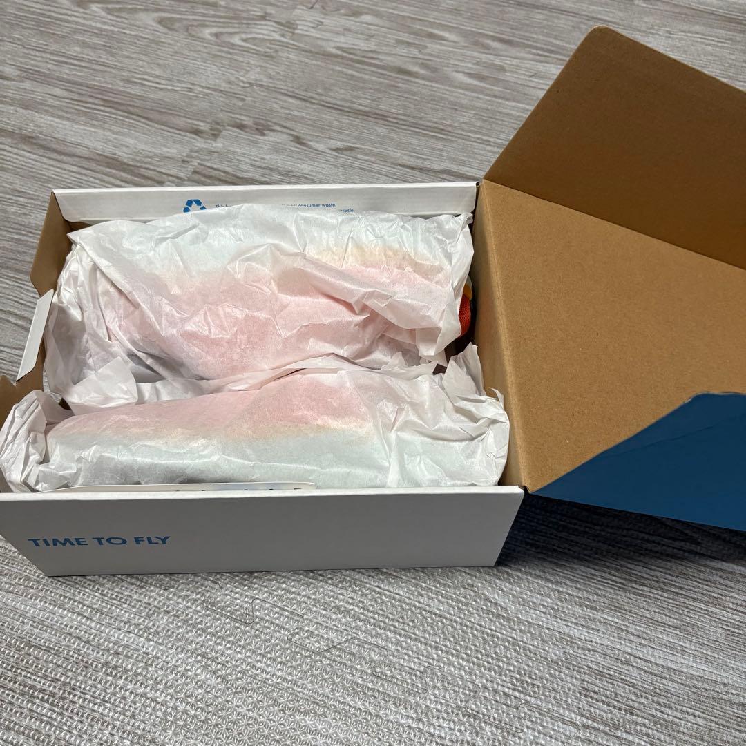 HOKA ホカランニングシューズ クリフトン8 オレンジ 24.5cm ★美品