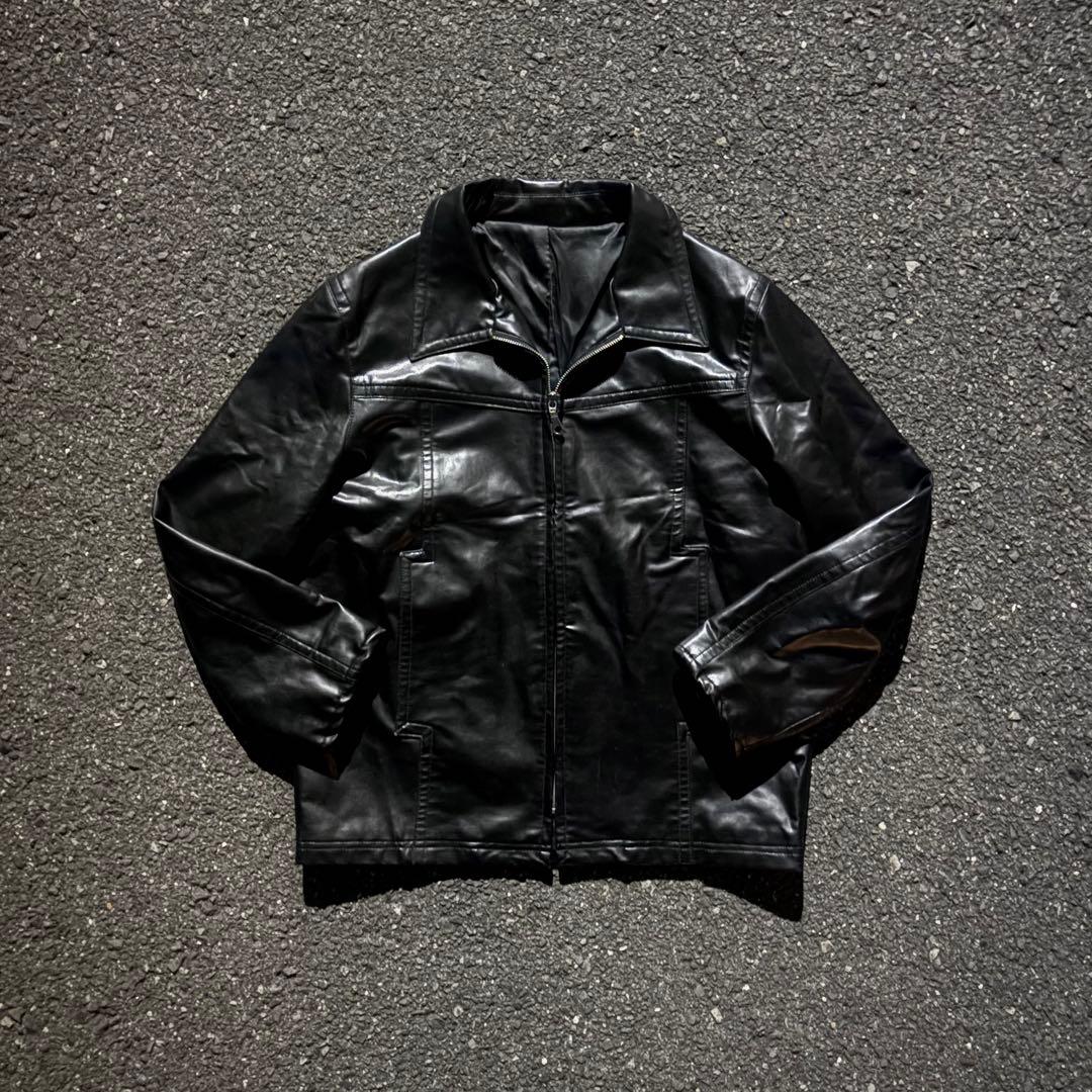 ジャケット・アウター leather jacket 90s archive