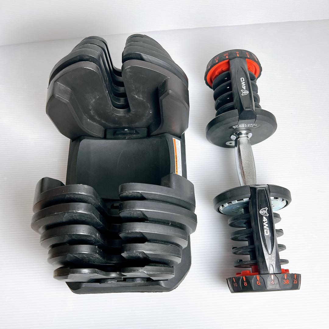 【良品✨送料込】可変式ダンベル 38kg 2個目　4WD正規品