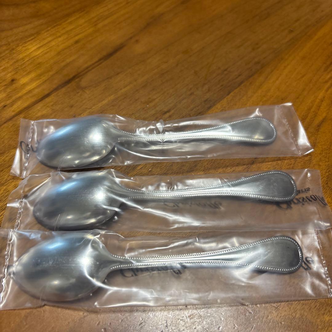 【美品】Christofle コーヒースプーン 3本セット
