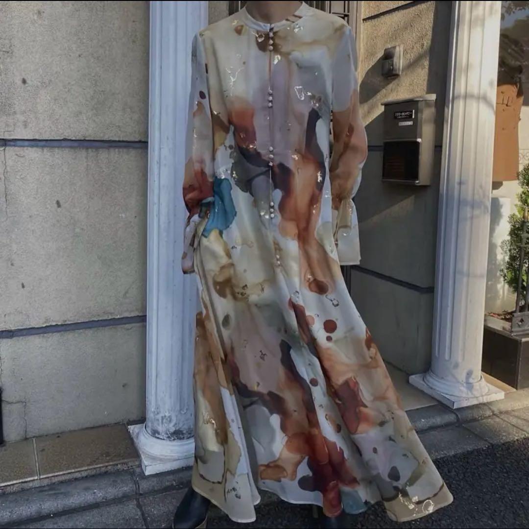 Ameri　UNDRESSED AMELIA INK ART DRESS