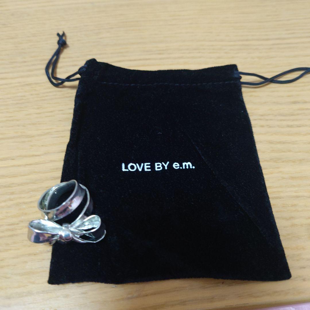 LOVE BY e.m. リボンリング