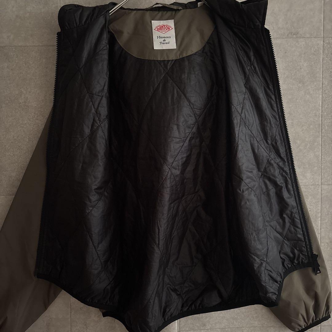ジャケット・アウター DANTON LIGHT INSULATION HOOD ZIP BLOUSON