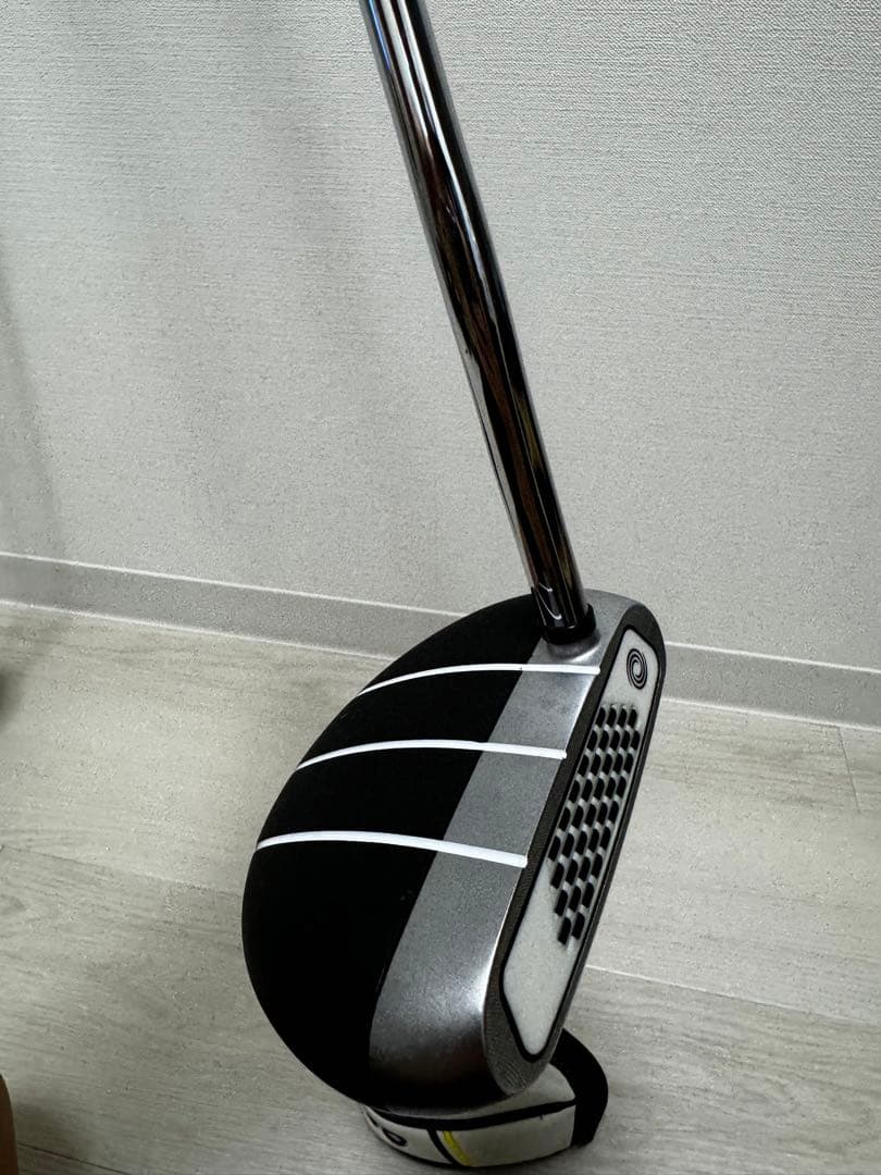 ODYSSEY TUTTLE パター 黒と銀 ストライプデザイン