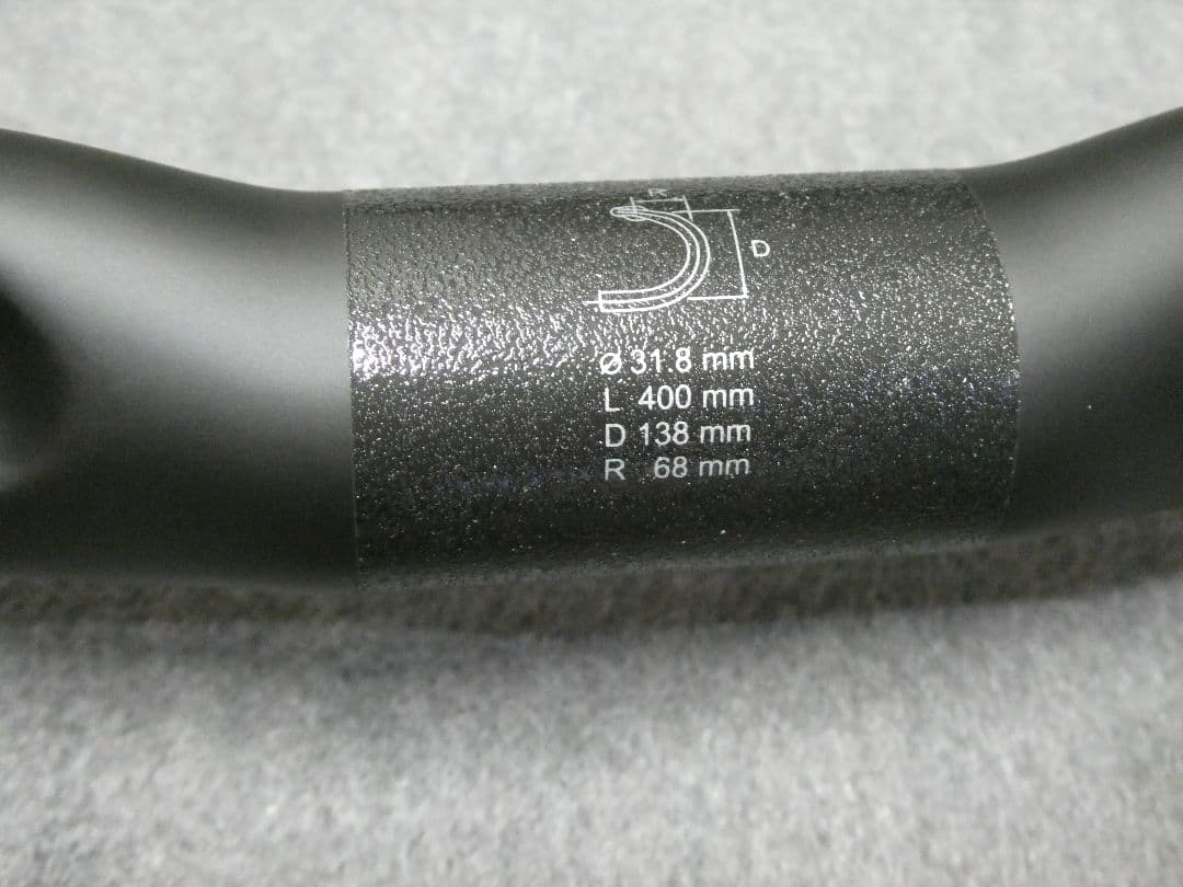 ITM　カーボンハンドル　X-ONE　マットブラック 400mm