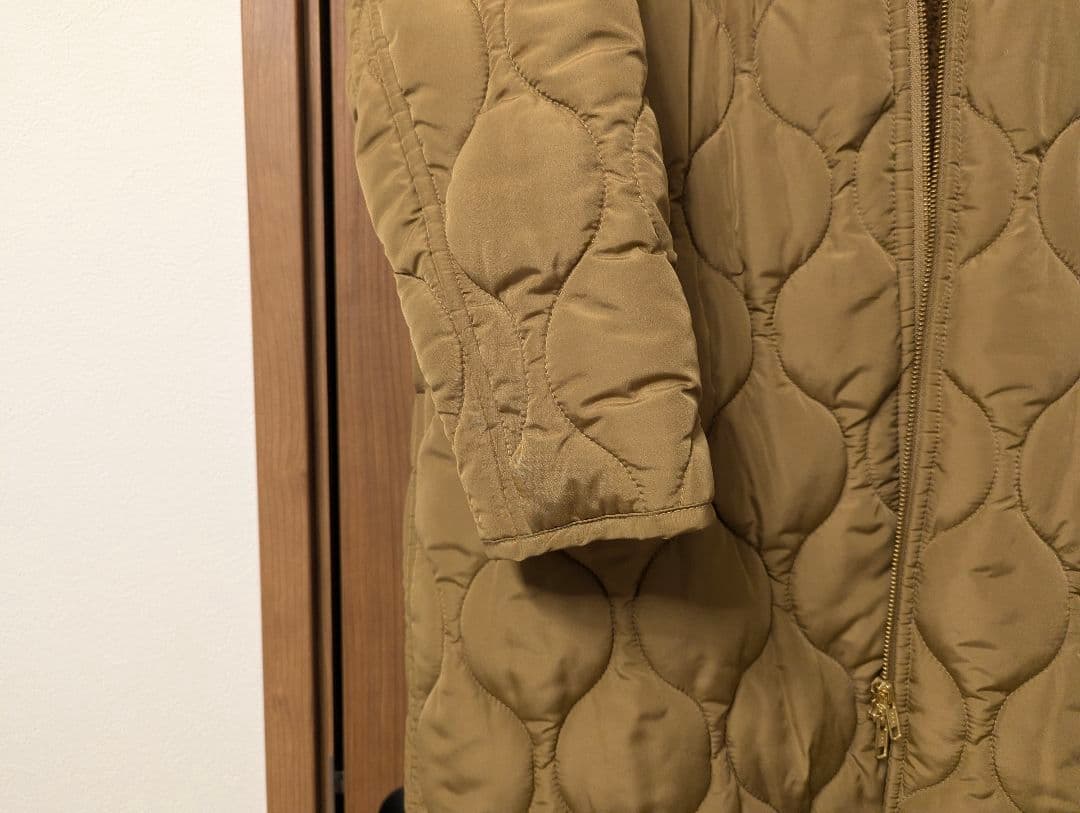 エマテイラー　キルティングコート キャメル　3way 36