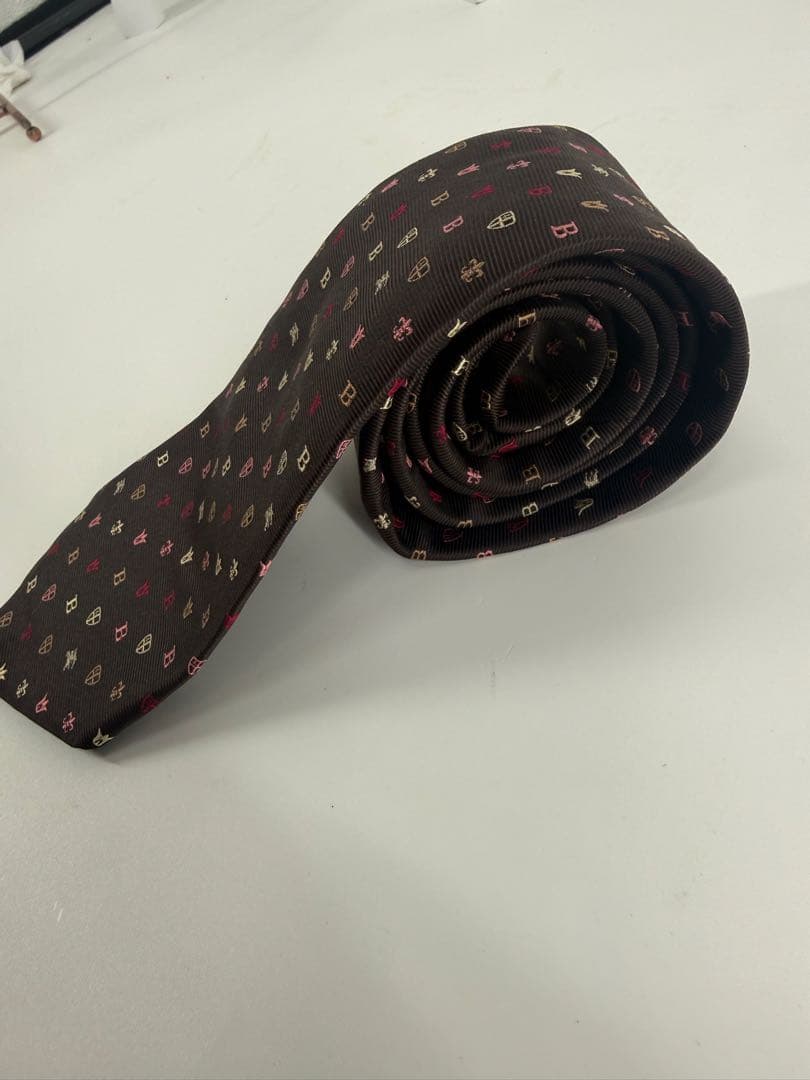 美品❣️BURBERRY BLACK LABEL シルク100%ネクタイ