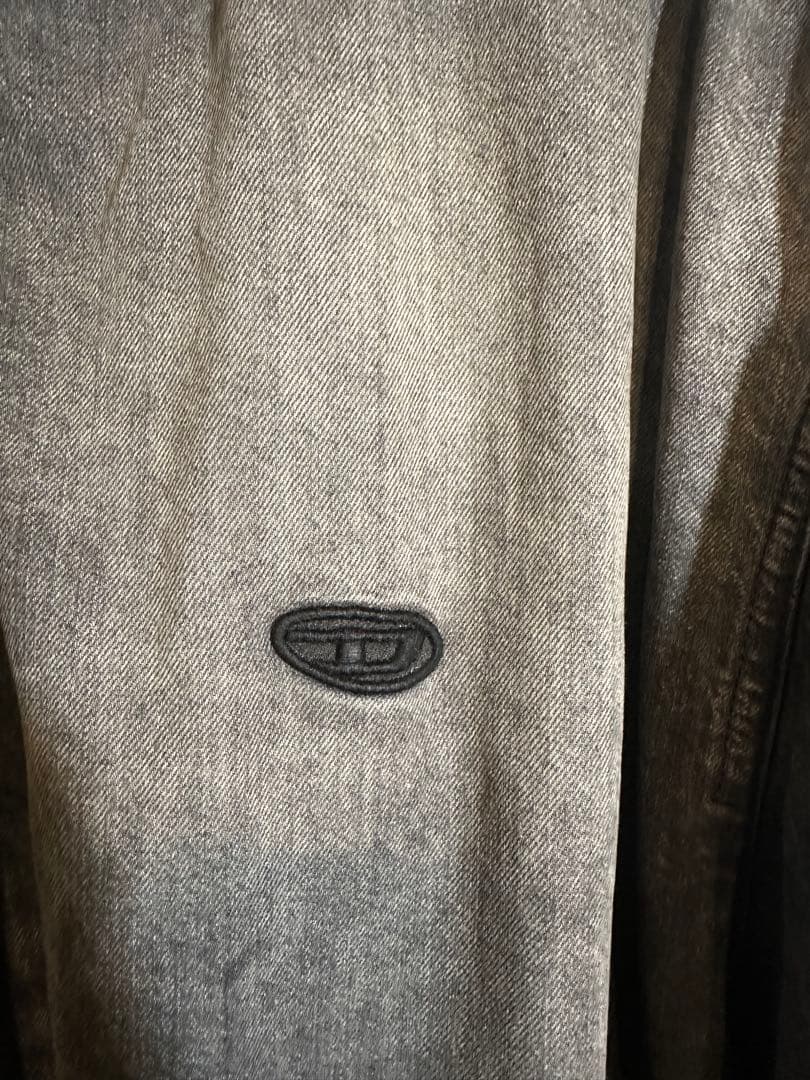 新品未使用 DIESEL ディーゼル デニム調　ジップアップ パーカー