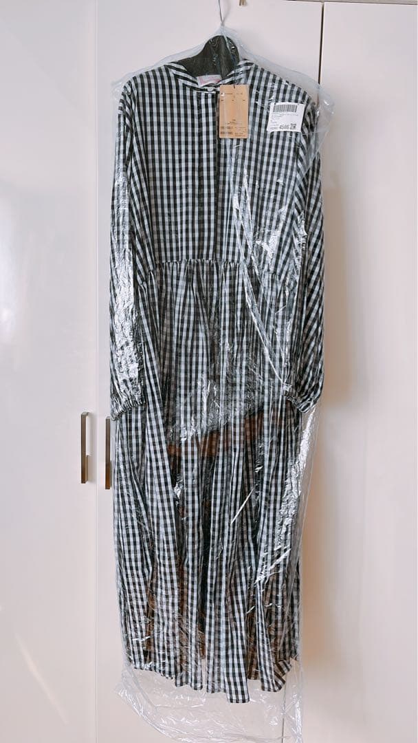 【新品】BEARDSLEY 大人気ロングワンピース ギンガムチェック　size2