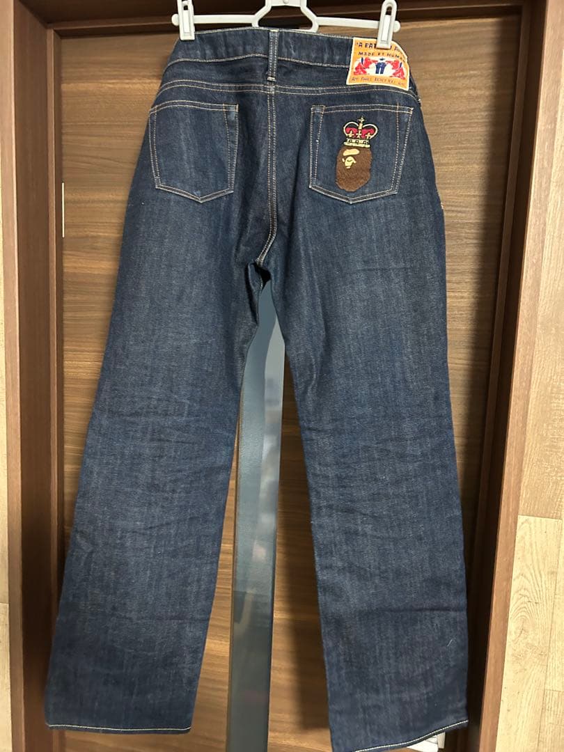 A BATHING APE ダークブルーデニム　希少　状態良