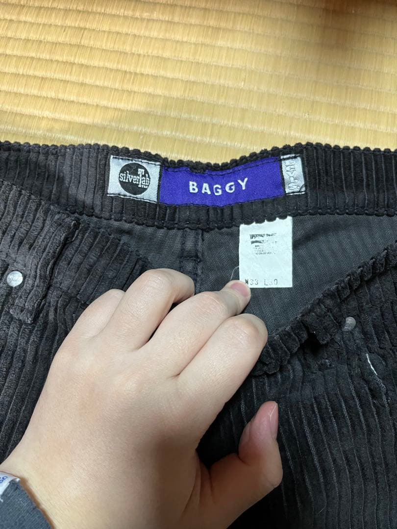 90s Levi’s SilverTab コーデュロイ　baggy ブラック