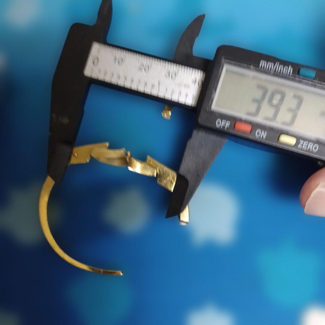 14金 時計ケース、14金枠 (内側に銀) 23.34g 19
