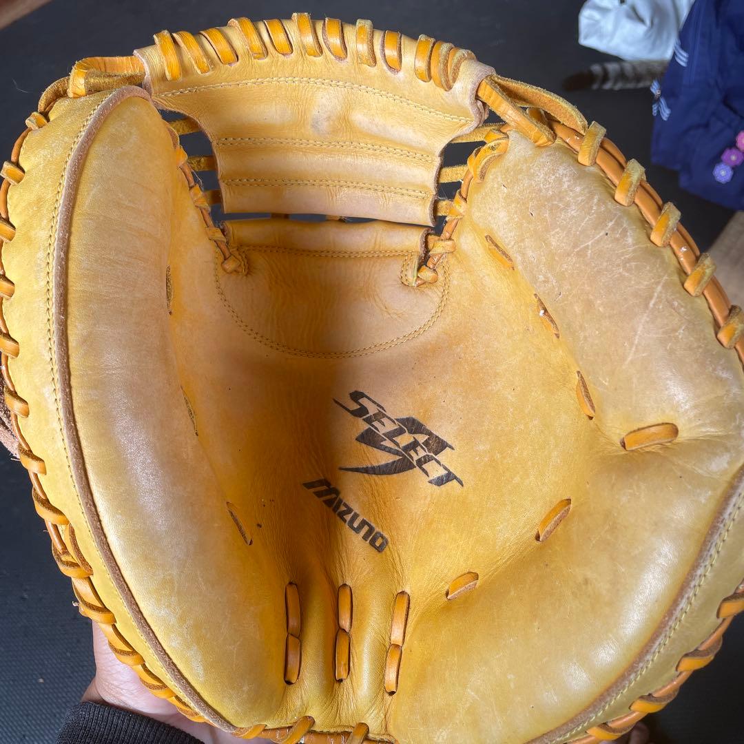 Mizuno Select 軟式グローブ 黄色
