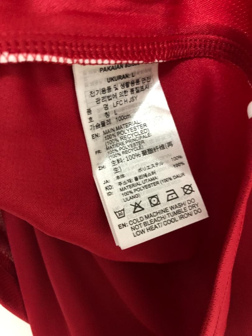 未使用 タグ付き リヴァプール 25/26 ホームキット ユニフォーム XL L