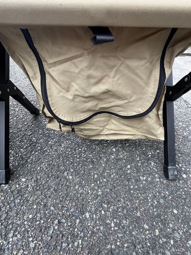 DoDストレージ折りたたみベンチ　ベージュ