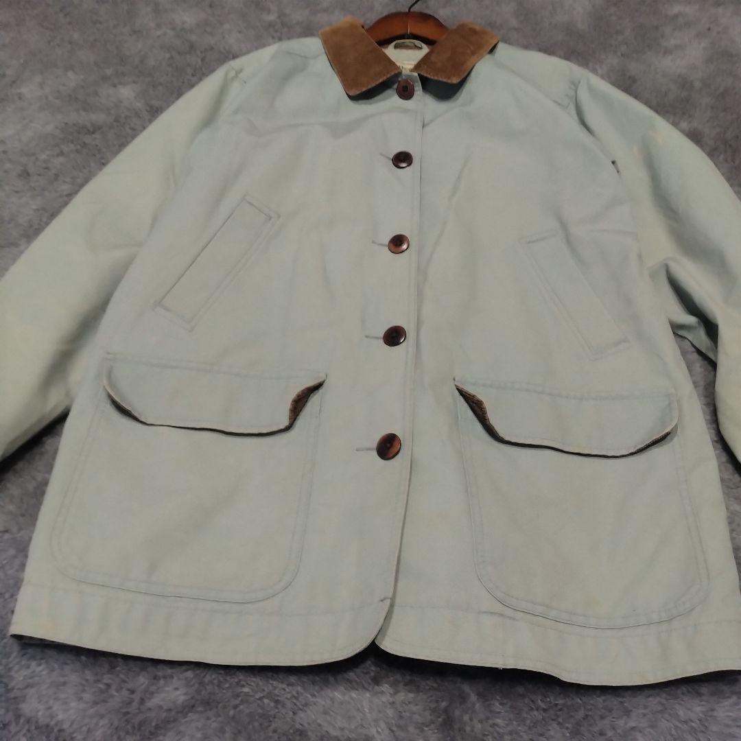 90s 00s L.L.Bean ハンティング ジャケット ティファニーブルー