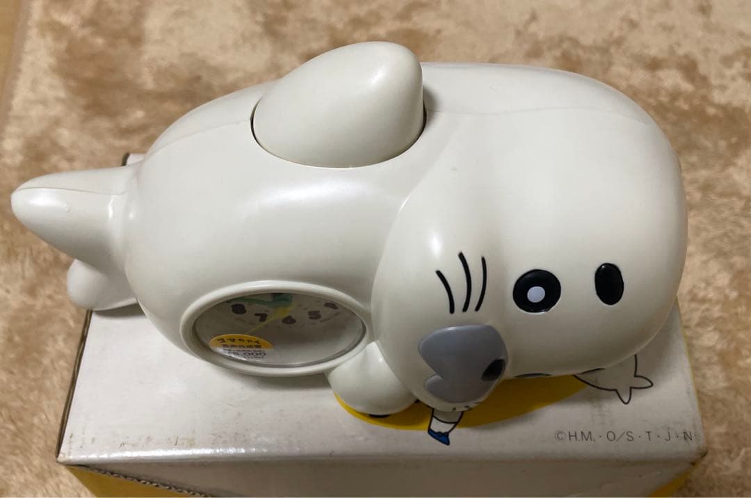 【未使用☆美品】少年アシベ　ゴマちゃん　目覚まし時計　からくり　置き時計
